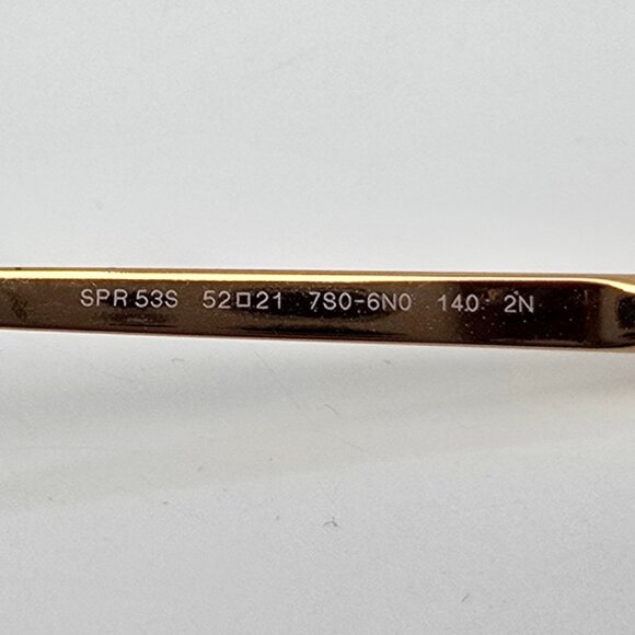 Prada SPR 53S 7S0-6N0 Catwalk Medium Havana Frame Brown Lens Sunglasses Italy - Picture 7 of 14